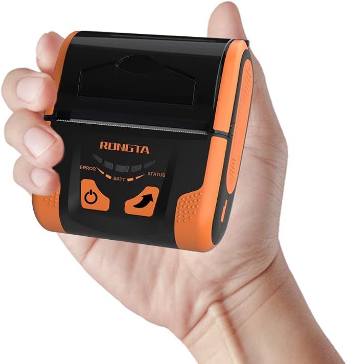 Rongta Portable 80mm POS Printer, Mobile Thermal Receipts Printer, - Image 6
