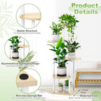 5 Tier Plant Stand Indoor Corner Tall Shelf - Image 3