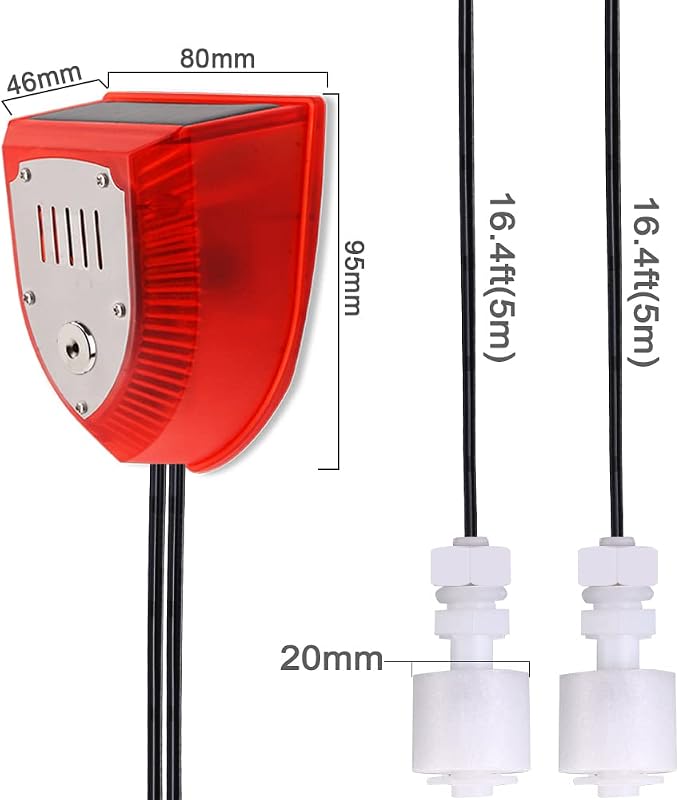 Solar Water Level Sensor, High/Low Water Level Alarm - Image 5