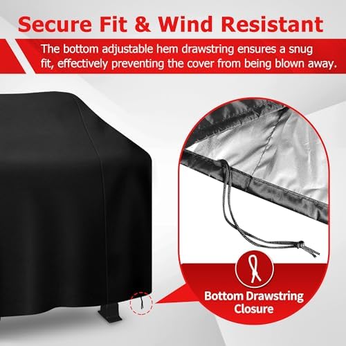 i COVER Grill Cover, 58 inch BBQ Grill Cover - Image 5