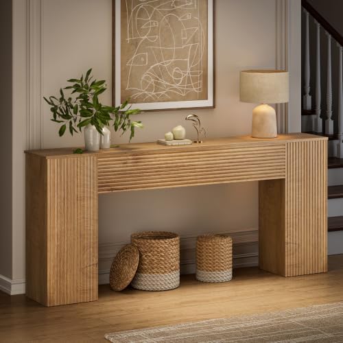 FABATO 70.8” Fluted Long Console Table - Image 7