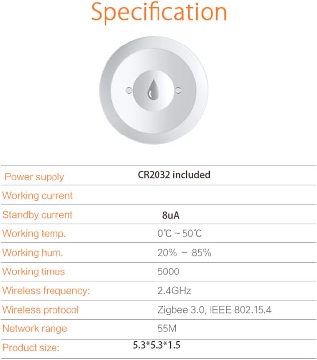 Haozee Zigbee Water Leak Detector Sensor - Image 8