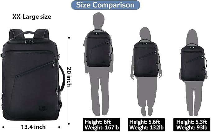 MATEIN Large Travel Backpack, Carry on Backpack - Image 3