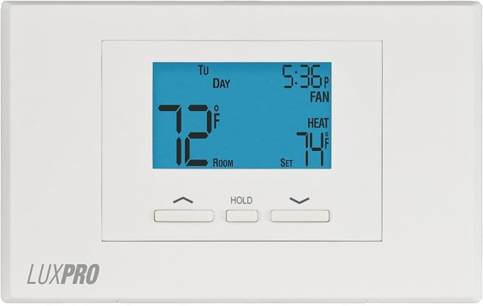 Lux Pro P521U Programmable 5-2 Day Thermostat by Lux