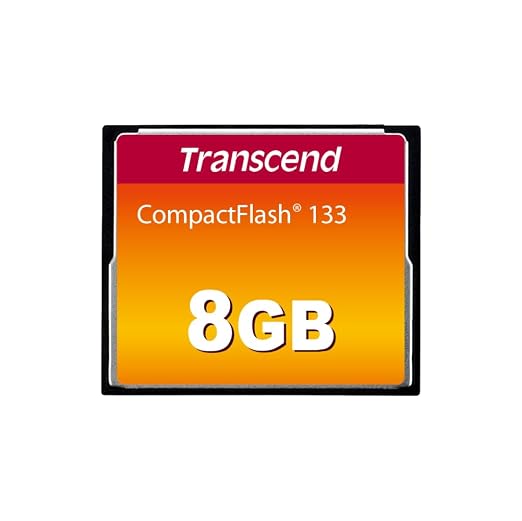 Transcend TS8GCF133 CompactFlash 133X Memory Card by Transcend