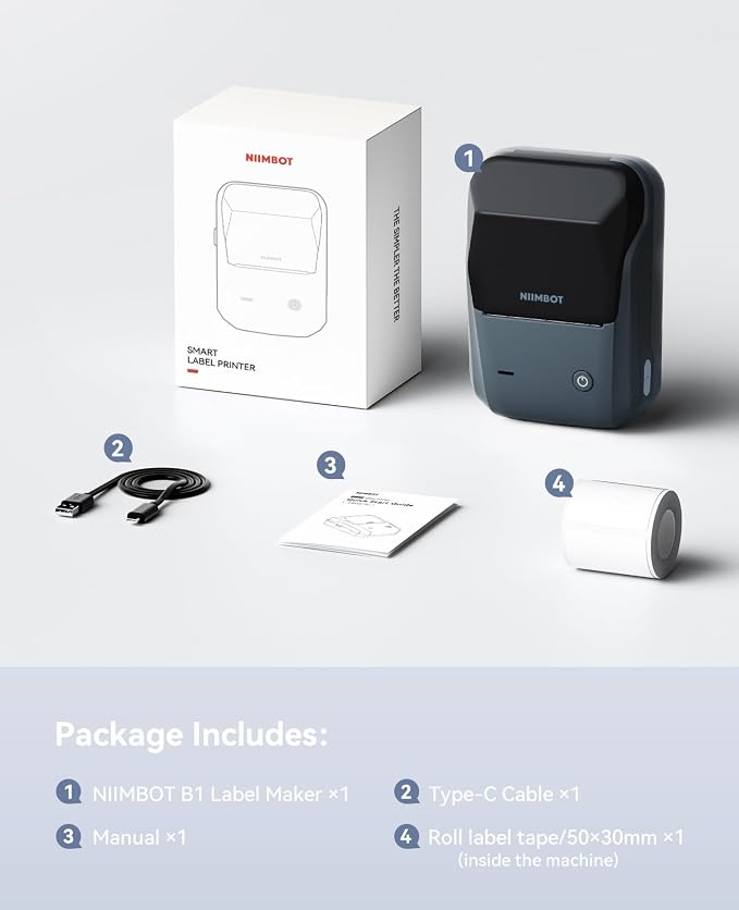 NIIMBOT B1 Label Maker Machine - Image 9