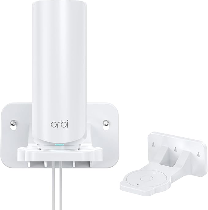 XLTTYWL Orbi WiFi 7 Wall Mount Kit, ABS Orbit 7 Mount Bracket Optimize Space by XLTTYWL
