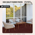 Playsafer Slatted Rubber Interlocking Tile - Image 2