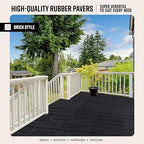 Playsafer Brick Rubber Interlocking Tiles | 16 X 16 | Easy Install - Image 3