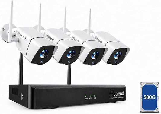 Firstrend WiFi Wireless Security Camera System, 8Ch NVR by firstrend