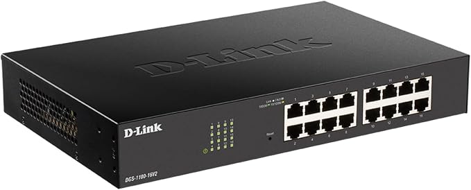 D-Link 16-Port Gigabit Smart Managed Ethernet Switch, IGMP Snooping, Sturdy by D-Link