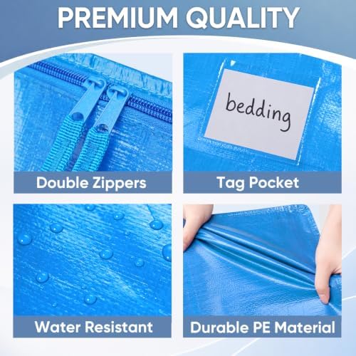 TICONN 4 Pack Extra Large Moving Bags Heavy Duty - Image 5