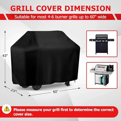 iCOVER Grill Cover, 60 inch BBQ Grill Cover - Image 2