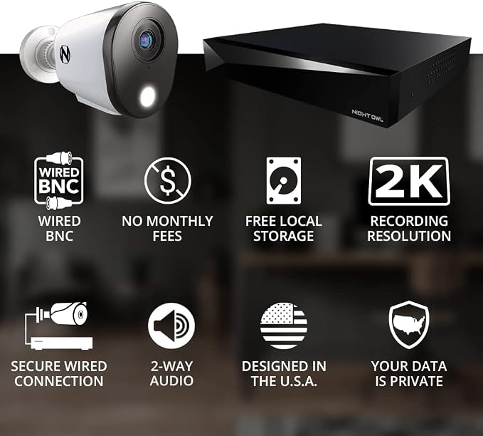 Night OWL FTD4-81-8L HD DVR Security KIT - Image 3