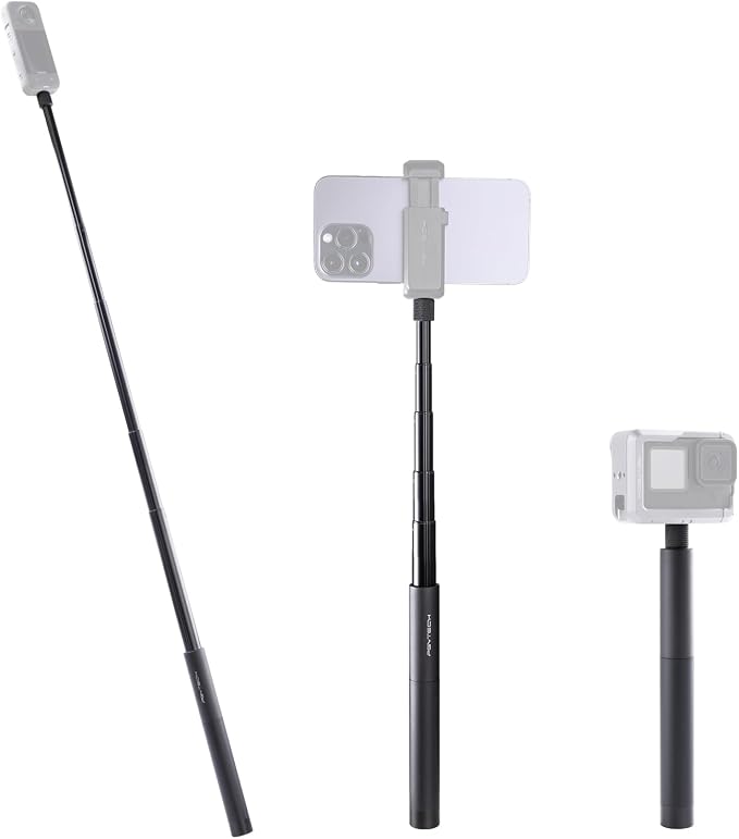 PGYTECH Extendable Selfie Stick Aluminum Long Pole Invisible by PGYTECH-US