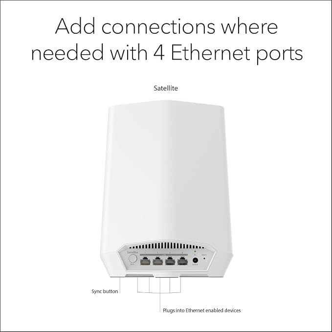 NETGEAR Orbi Pro WiFi 6 Tri-Band Mesh Add-on Satellite - Image 5