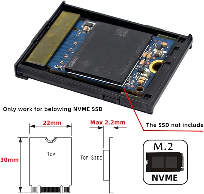 CFexpress Type-B to NVME 2230 Memory Card Kit Case CFE CFB NGFF M-Key Adapter - Image 6