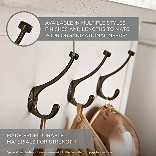 Franklin Brass Paw Print Single Wall Hooks 1-Prong Venetian Bronze Dog Themed - Image 5
