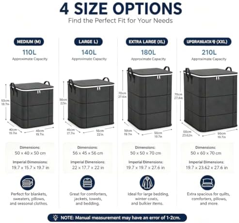210L XXL Foldable Storage Bag - Image 2