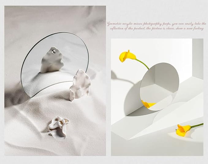 Acrylic Mirror Product Photography Props Mirror Set Photo Background Photoshoot - Image 5