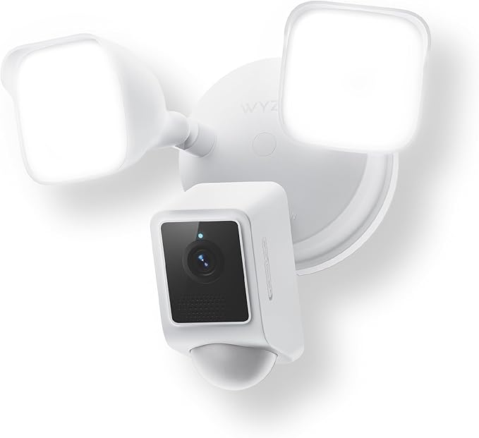 WYZE Floodlight Camera v2, Security Camera Outdoor, 2K HD by WYZE