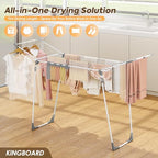 KINGBOARD Clothes Drying Rack, 68.5" Heavy Duty - Image 3