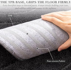 BSICPRO Large Bathroom Rugs, 24X36 Scalloped Bath Mats - Image 2