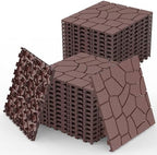 Patio Deck Tiles, Interlocking Deck Tiles, Stone Texture PP Outdoor Floor Tiles - Image 4