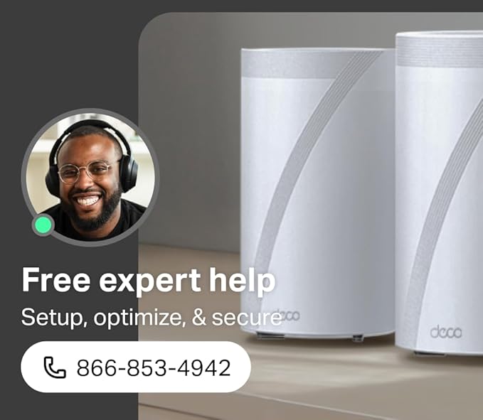 TP-Link Deco 7 Pro BE63 Tri-Band WiFi 7 BE10000 Whole Home Mesh System- - Image 4