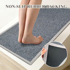 Braided Doormat Grey 17"x30", Non Slip, Back Door - Image 6
