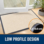 OLANLY 2-Pack Front Door Mats 47x32, Waterproof Heavy-Duty Doormats - Image 4