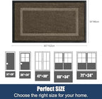 Extra Large Front Door Mat Outside Entrance Indoor Doormat, Outdoor Door Mats - Image 2