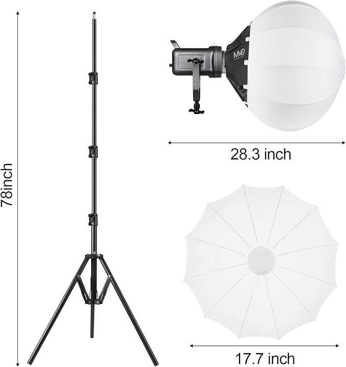 GVM 150W RGB Video Light Kit, 2700K~7500K Bi-Color LED Video Light Photography - Image 8