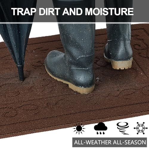 FONEYI Dirt Trapper Door Mat 36" x 60", Non-Slip Washable Doormats - Image 4