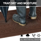 FONEYI Dirt Trapper Door Mat 36" x 60", Non-Slip Washable Doormats - Image 4
