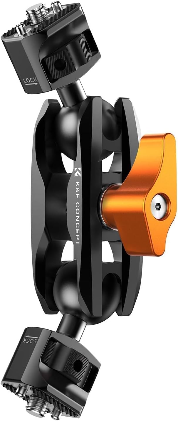 K&F CONCEPT Dual Ball Heads Magic Arm, Articulating Magic Arm by KFCONCEPT
