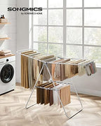 SONGMICS Clothes Drying Rack, Foldable Space-Saving Laundry Drying Rack - Image 2