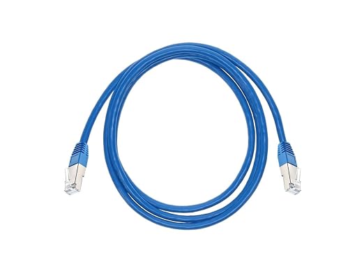 Monoprice Cat6A 5ft Blue Patch Cable Double Shielded 26AWG 10G Pure Bare Copper - Image 4