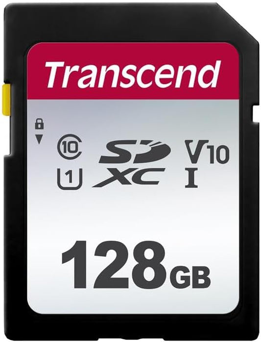 Transcend SDC300S 128GB SDXC SD Card, Compatible by Transcend
