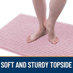 OLANLY Dog Door Mat for Muddy Paws 34x21, Extra Absorbent Chenille Mud Mat - Image 3