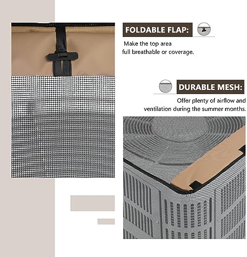 ULTCOVER 2 in 1 Air Conditioner Defender Cover 30W x 30D x 32H in - Image 3
