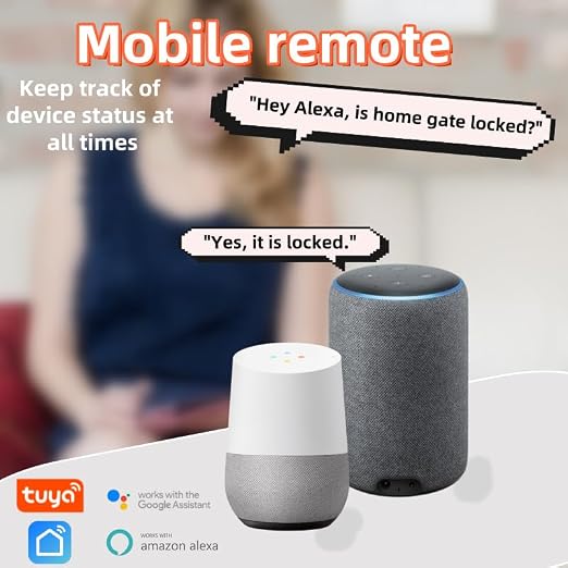 1-Pack Smart Door and Window Sensor, 2.4G WiFi Door Sensor, Tuya/Smart Life - Image 5