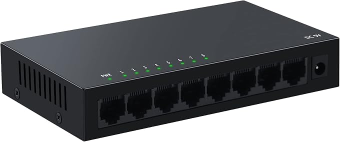 SODOLA 8 Port Gigabit Ethernet Switch|Desktop/Wall-Mount|Plug & Play| Fanless by SODOLAPoENETWORKS