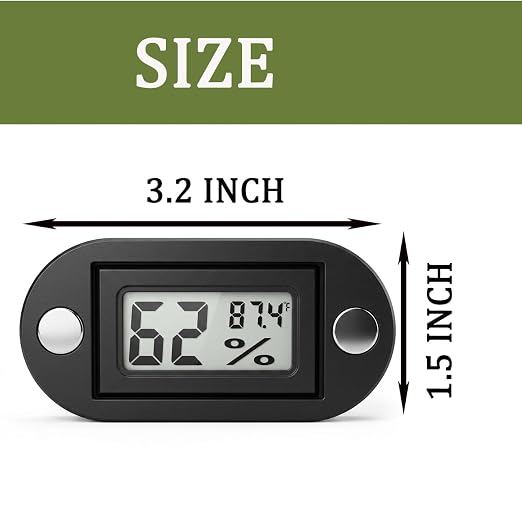 2 PCS Magnetic Temperature and Humidity Monitor - Image 2