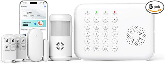 PGST Home Security System, Keyboard WiFi+GSM/4G Wireless Alarm System by PGST