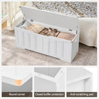 VANKILEY 47.2" Storage Chest Extra Large, Storage Bench. - Image 6