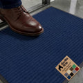 GORILLA GRIP Traffic Guard Indoor Outdoor Heavy Duty Door Mat, 29x17 Blue by GorillaGrip