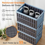 Citylife 2PC 64L Collapsible Storage Bins - Image 5
