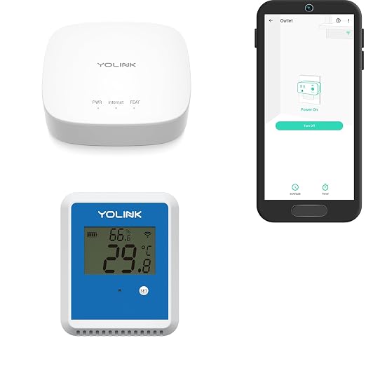 YoLink X3 vesion Outdoor Temperature & Humidity Data Logger, Hygrometer by YoLink