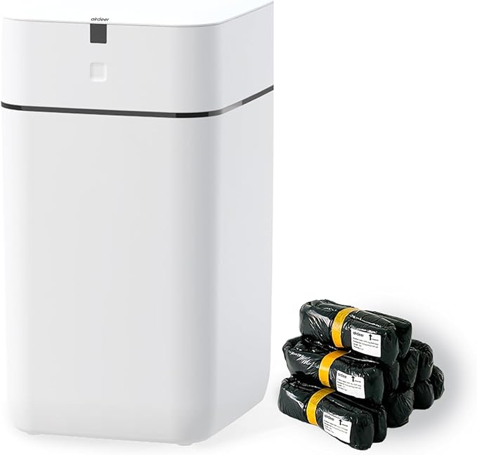 Airdeer Automatic Trash Can, 4 Gallon Self Sealing and Self-Changing Smart by airdeer